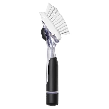 Oxo OXO Good Grips 1 in. W Medium Bristle Plastic/Rubber Handle Soap Dispenser Dish Brush 12361700